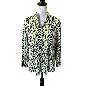 Lulu-B Womens UPF 50+ Half Zip Jacket Golf Athletic Long Sleeve Large